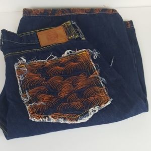 Red Monkey Company Mens Short Jeans Size 36