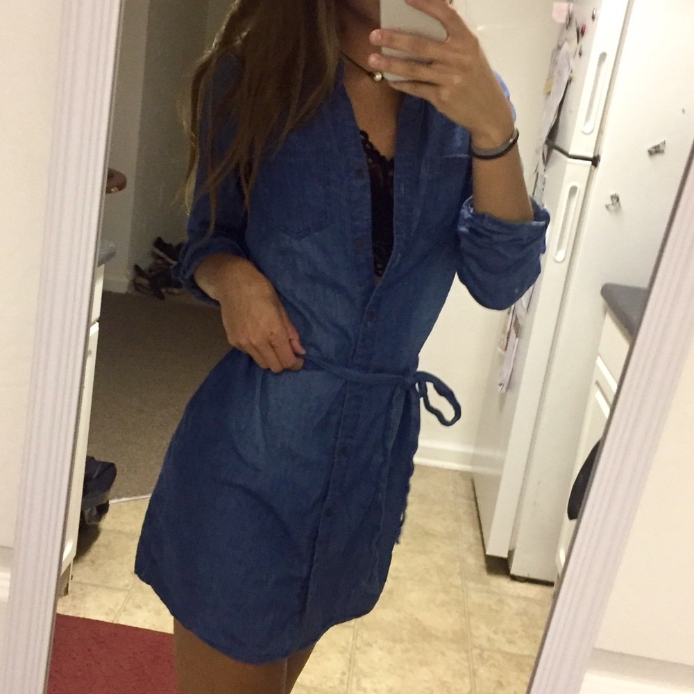 chambray dress