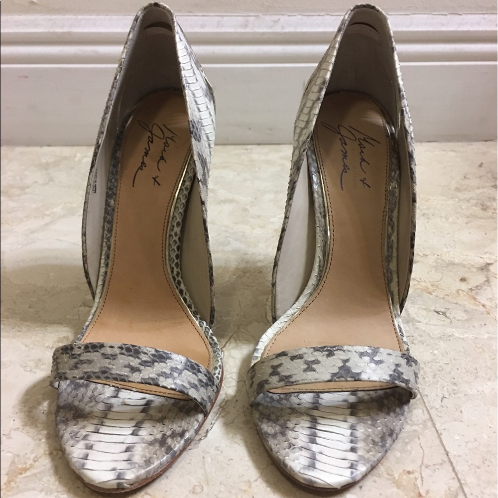 Mark & James by Badgley Mischka Snakeprint sandals