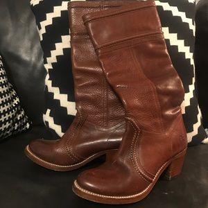 Frye boots size 6B *Jane* brown leather! Riding