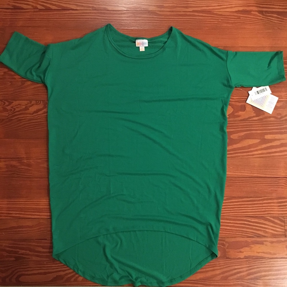 Lularoe xxs kelly green Irma BNWT!
