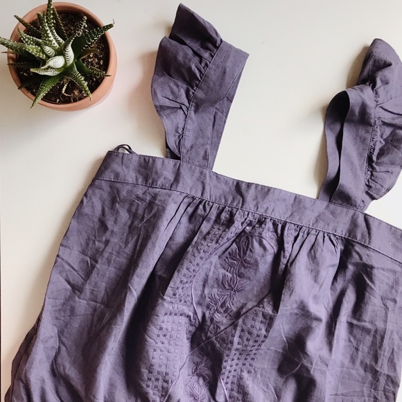 Kimchi Blue Tops - Kimchi Blue purple ruffle strap tank size M