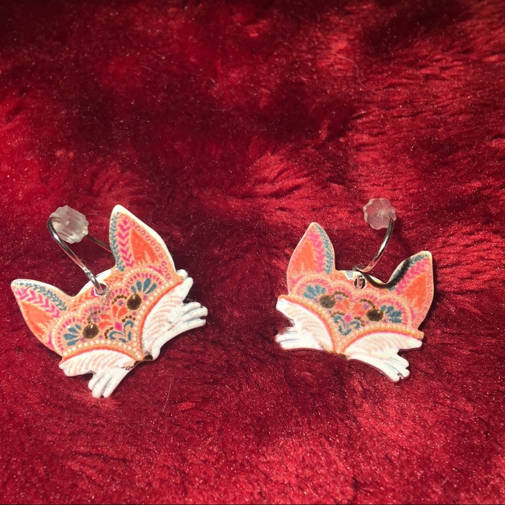 Fox dangle Earrings