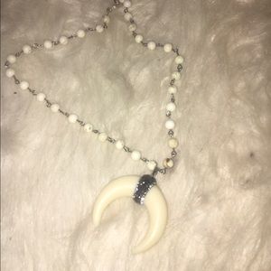 Handmade horn necklace