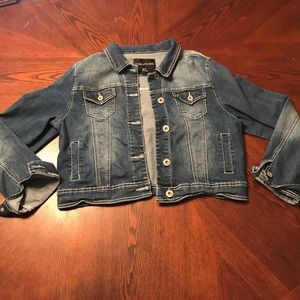 Maurice's heavy stitch denim jacket. NEW W/O TAGS