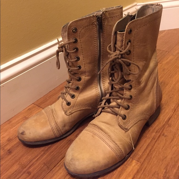 Steve Madden Combat Boots - Picture 1 of 3