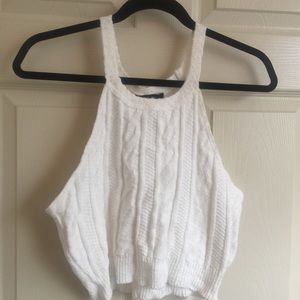 Knit Halter Crop Top