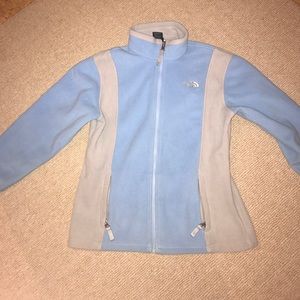 Light Blue North Face Jacket