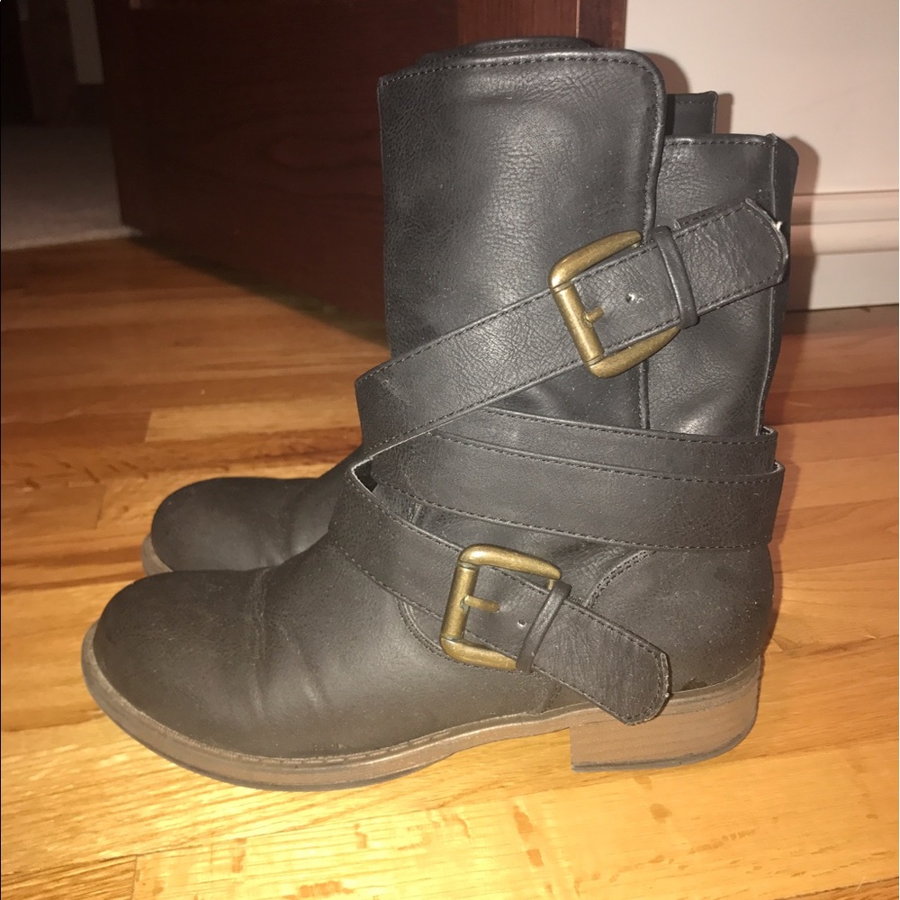 Black Combat Boots