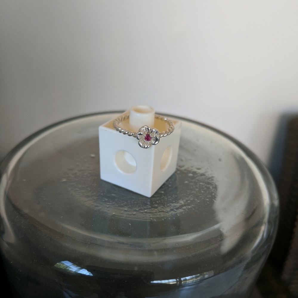 Flower Sterling Silver Ring