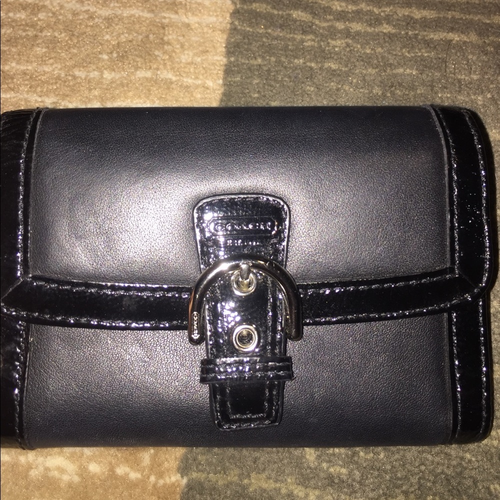 Black coach wallet