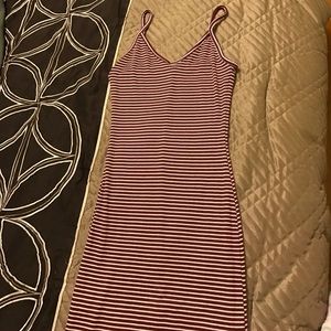 Forever 21 Spaghetti Strap Striped Sundress