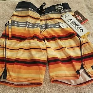 Kids mid leg board shorts new