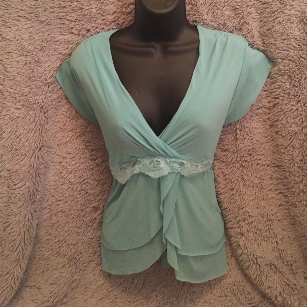 Cato Teal Blouse