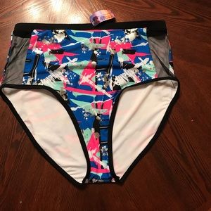 Forever 21+ High Waisted Swim Bottoms. NEW W/ TAGS