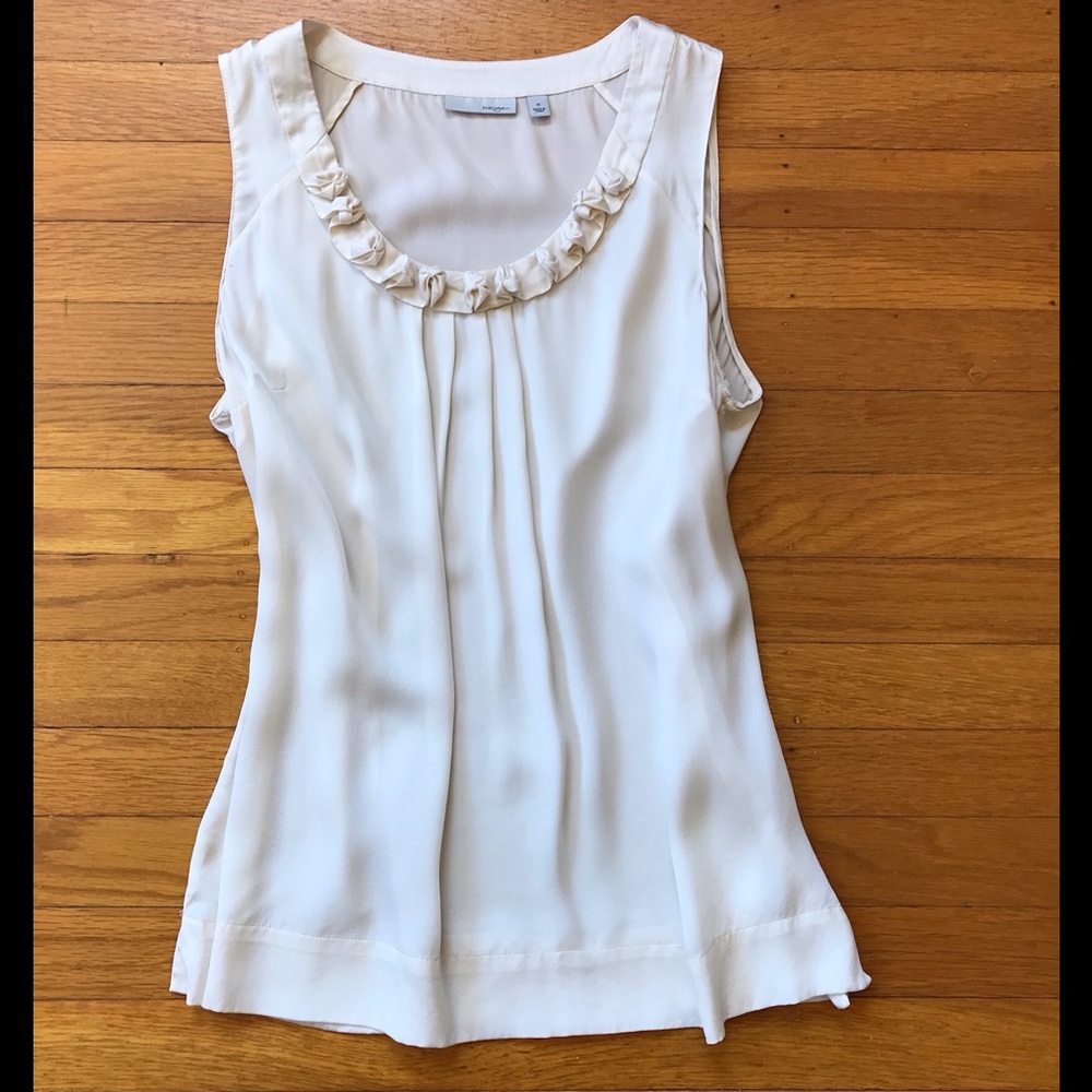 Halogen Silk Sleeveless Blouse