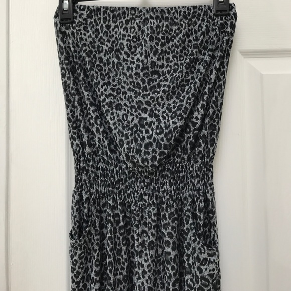 Strapless cropped romper - Picture 1 of 4