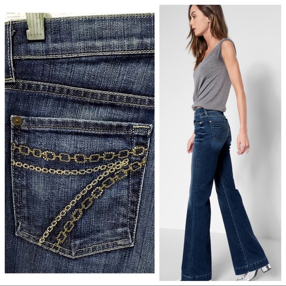 CCO💲⬇️Vintage Dojo Jeans w/ Swarovski Crystals - Picture 5 of 8