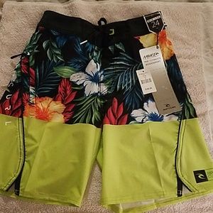 Kids mid leg board shorts new with tags rip curl