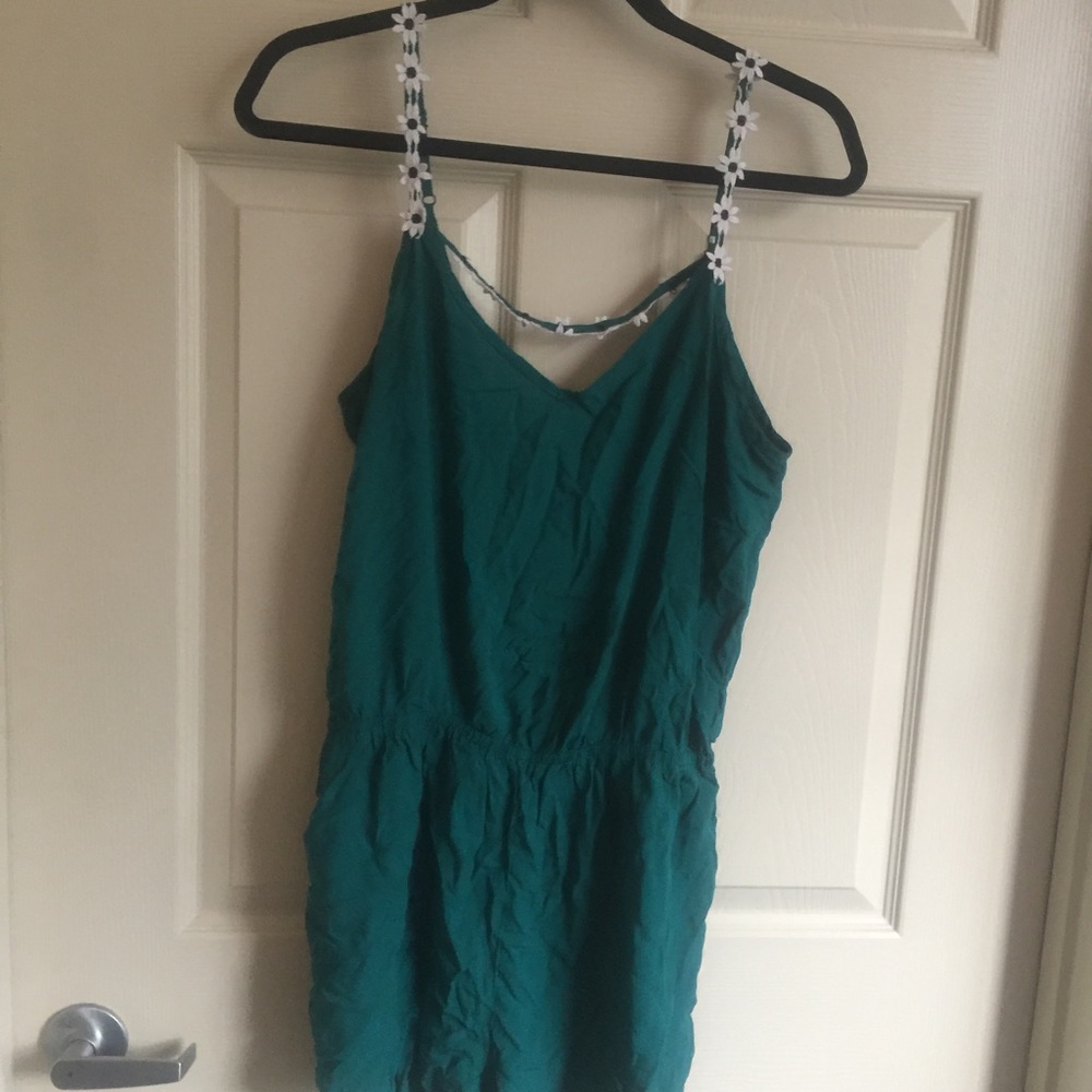 Teal Romper