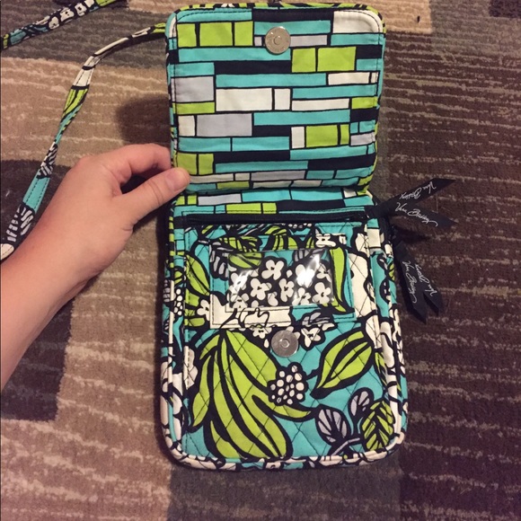 Blue and black Vera Bradley crossbody bag - Picture 2 of 4