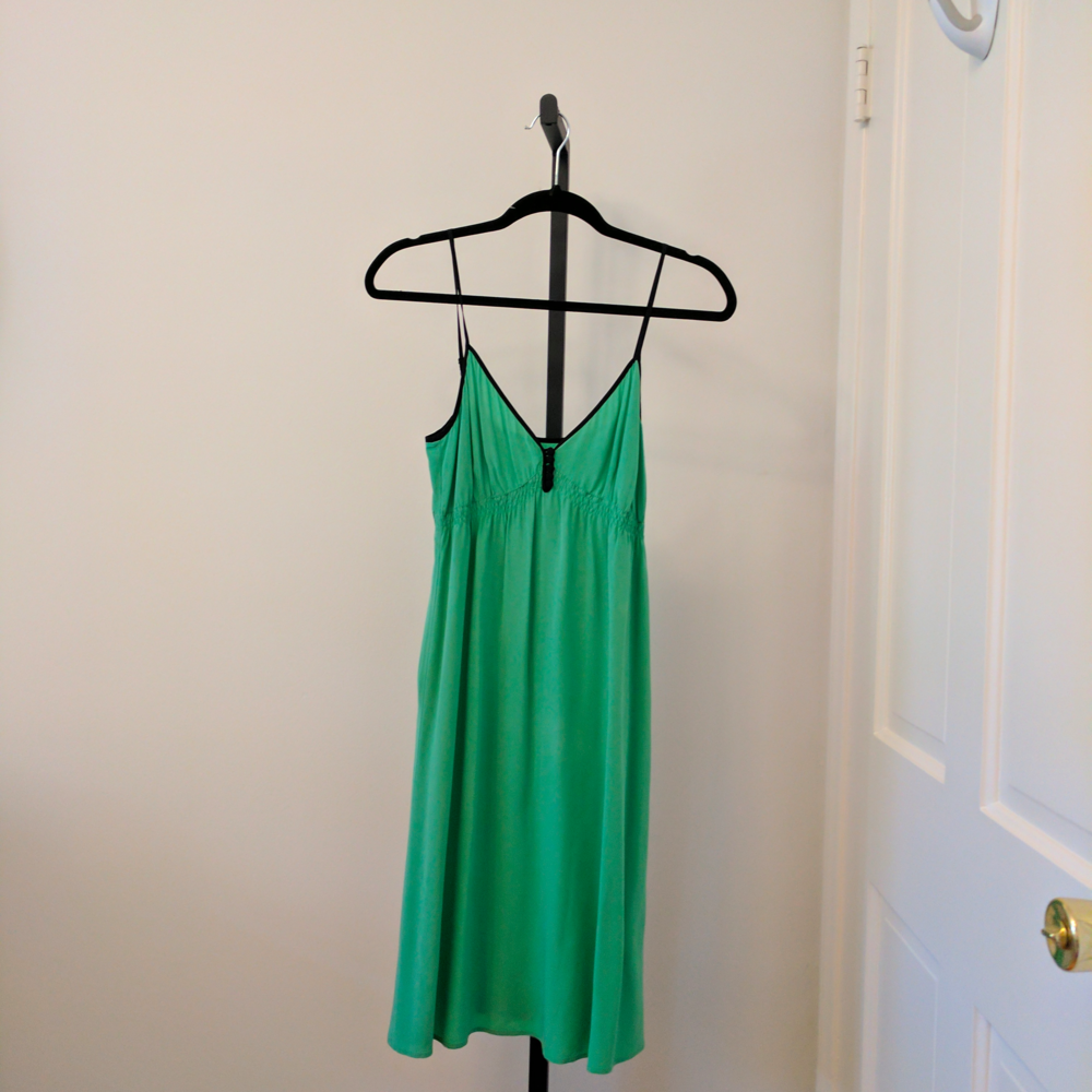 Twelfth St by Cynthia Vincent Green Slip Dress