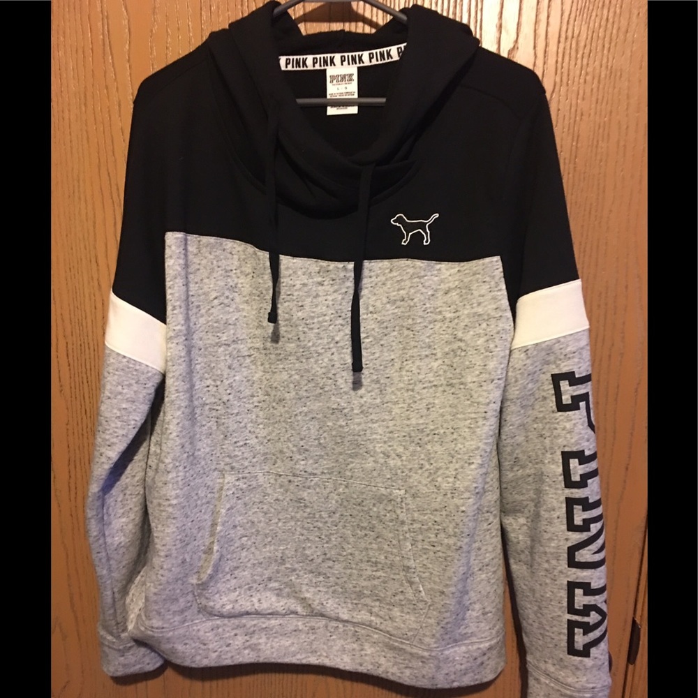 ***SOLD*** VS PINK cross neck hoodie