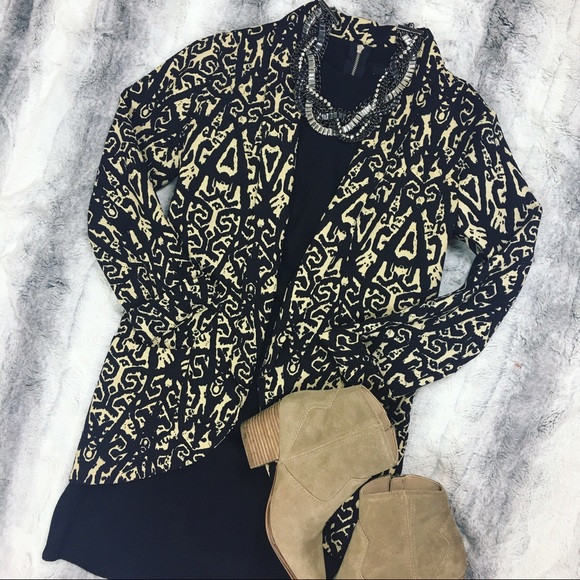 Lush Sweaters - Lush • Tribal Print Cardigan