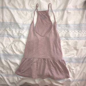 American Eagle Taupe Pink Tank