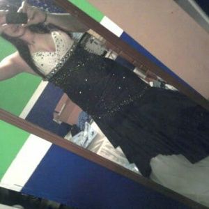 Black and White Prom Dress, Size 10