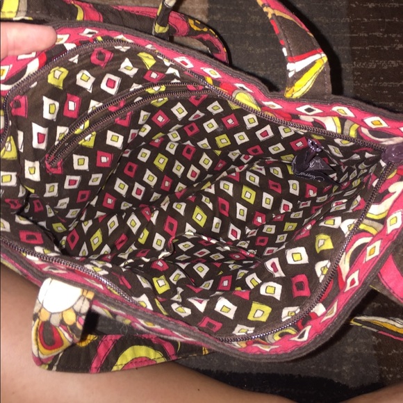 Red and brown Vera Bradley bag - Picture 4 of 4