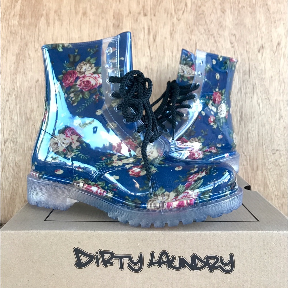 Dirty Laundry Roadie Rain Combat Boots