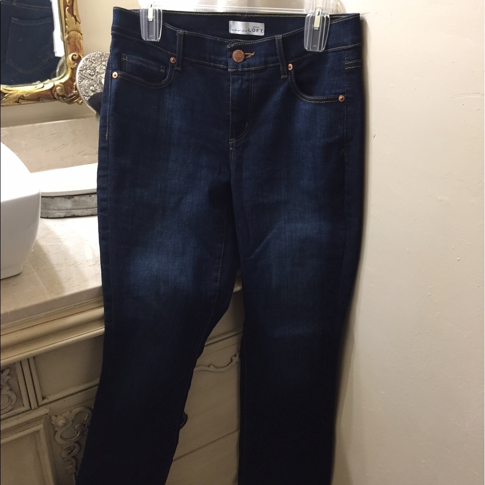 Loft dark denim jeans **SOLD**