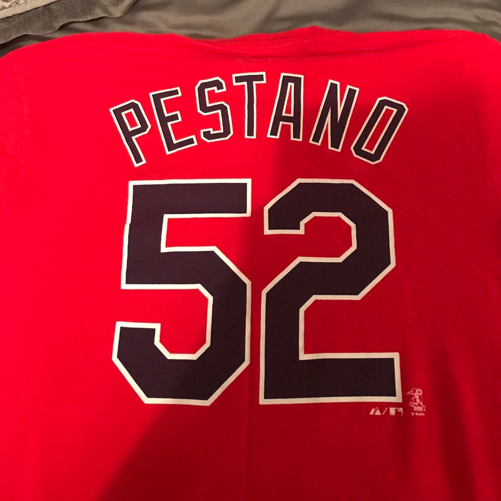 Vinnie Pestano Cleveland Indians jersey shirt