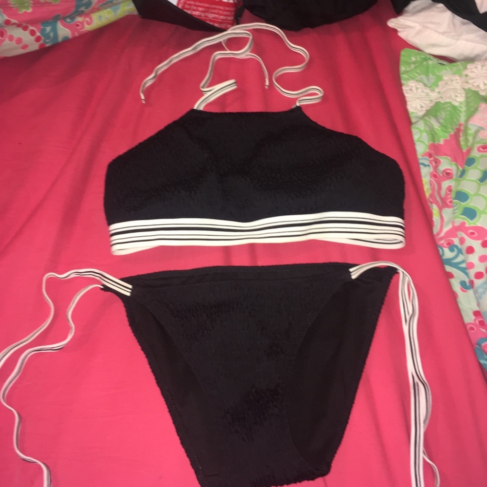Black smocked Victoria's Secret swimsuit