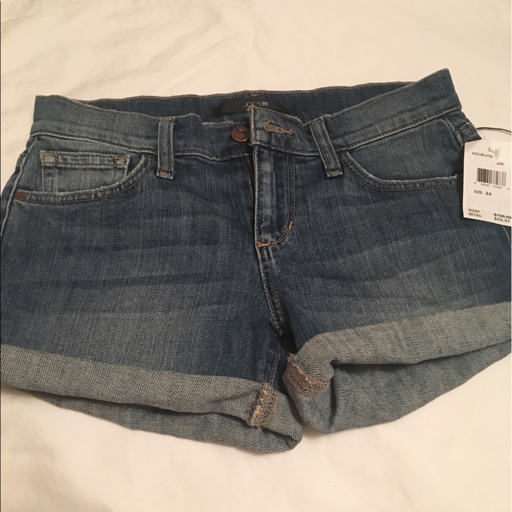 Joe's jeans rolled up shorts, size 24