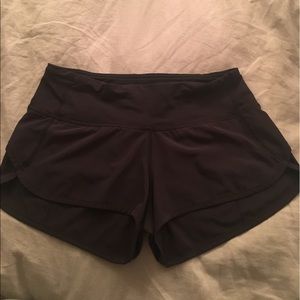Lululemon Speed Short size 4 black