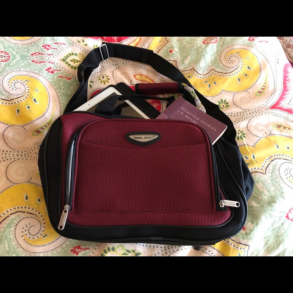 Lightweight Shoulder Laptop Bag Amsterdam Deep Red