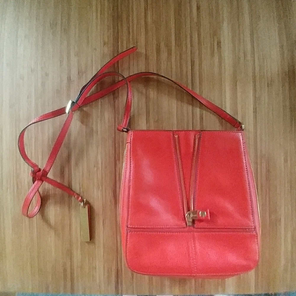 Bright orange crossbody