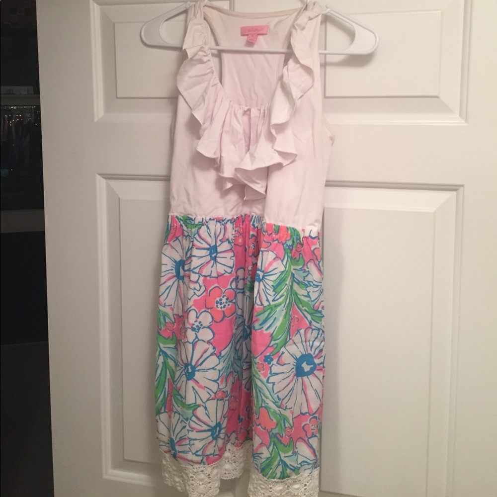Lilly pulitzer ruffle dress