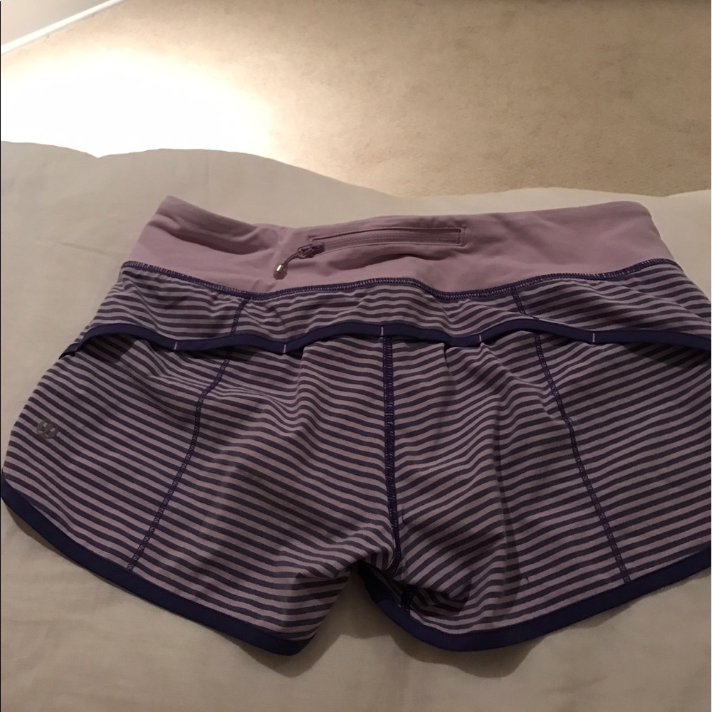Lululemon purple shorts size 6