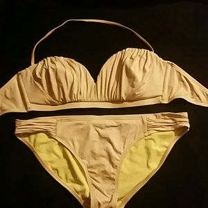 Gold Xhilaration swim suit Large
