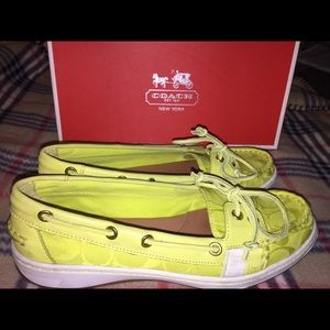 Coach - Size 8 shoes - 'Rainey' - Bright Citrine