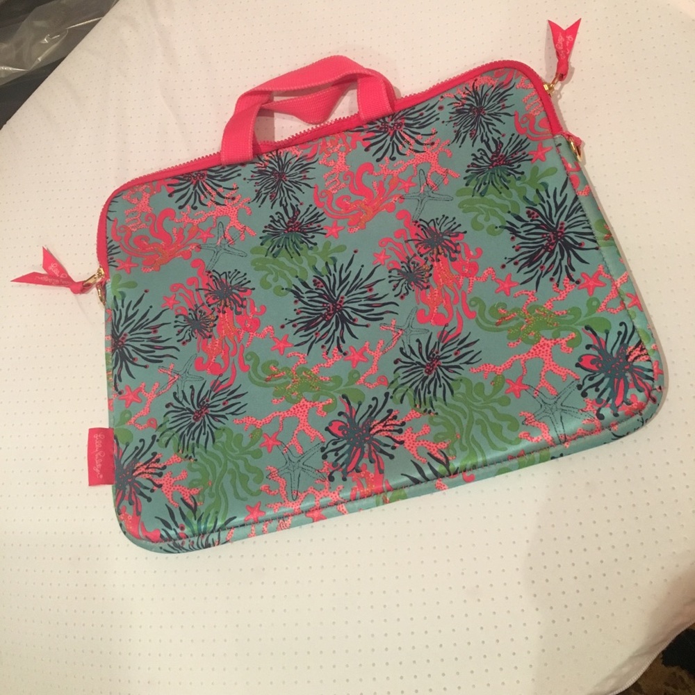 Lilly Pulitzer laptop tote