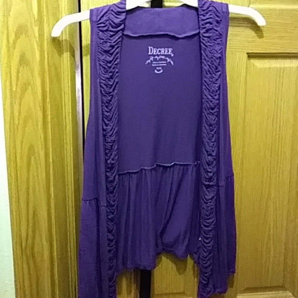 Purple shrug