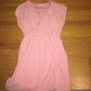 Flowy pink dress