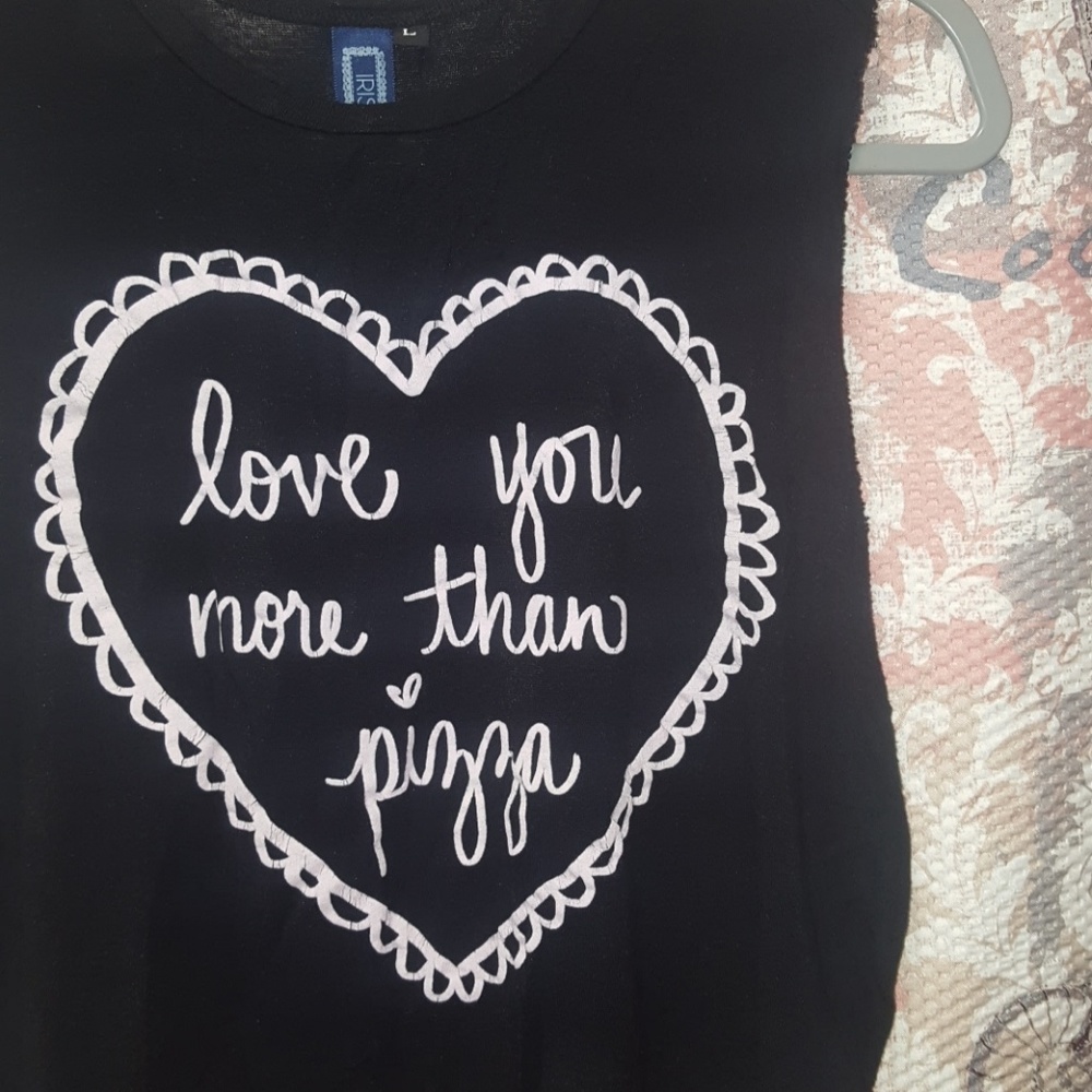 ❄Love You More Than Pizza Crop Top🍕