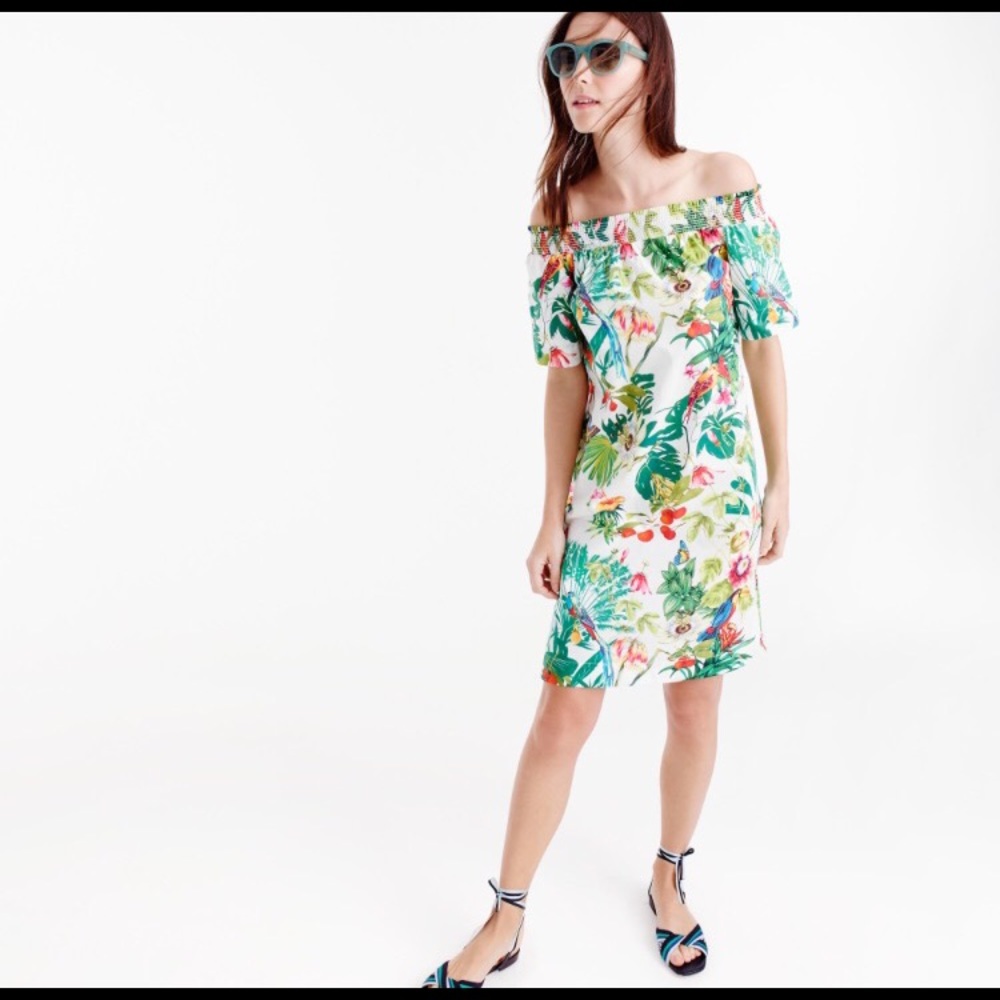 J. Crew limited edition Off The Shoulder Dress