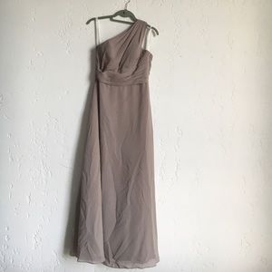 Azazie Ashley, Custom Bridesmaids Dress (Taupe)