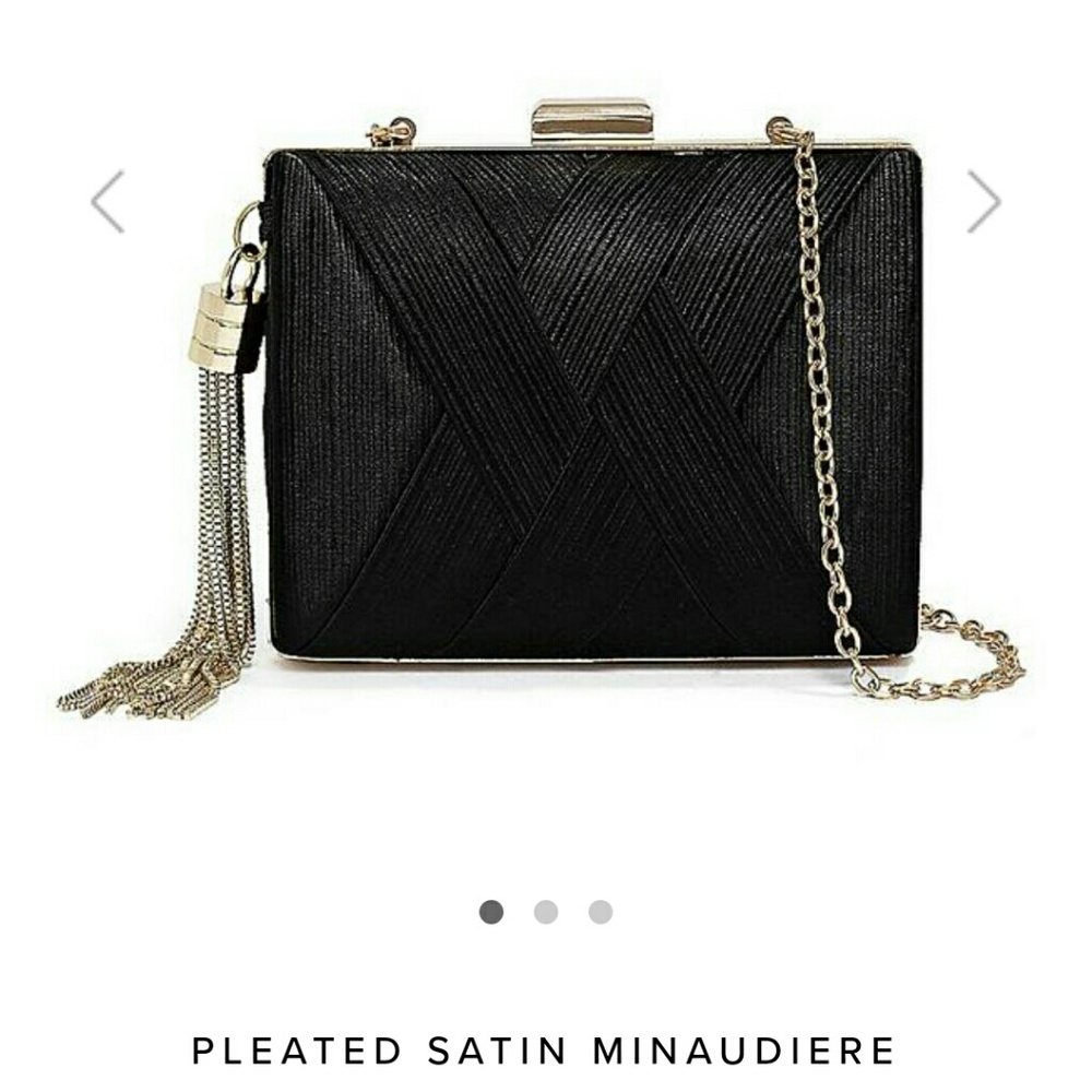 Marciano satin clutch